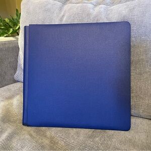 Creative Memories 12x12 Blue Scrapbook with 15 Blank Pages UNUSED